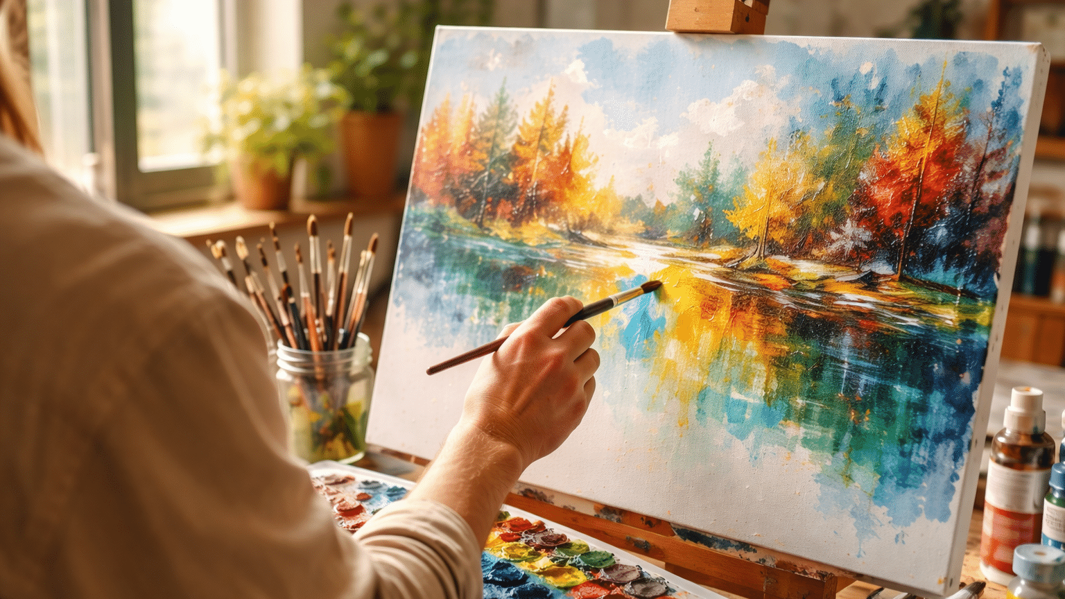 Pribor za slikanje koji olakšava kreativni proces