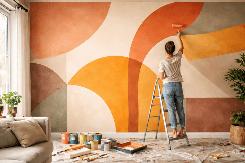 Obojimo u tankim slojevima i s dobrim ritmom