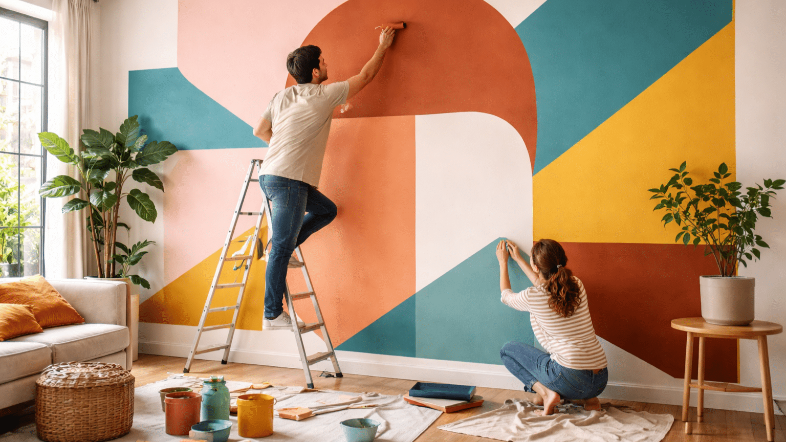 Kako oslikati zid i potpuno promijeniti prostor